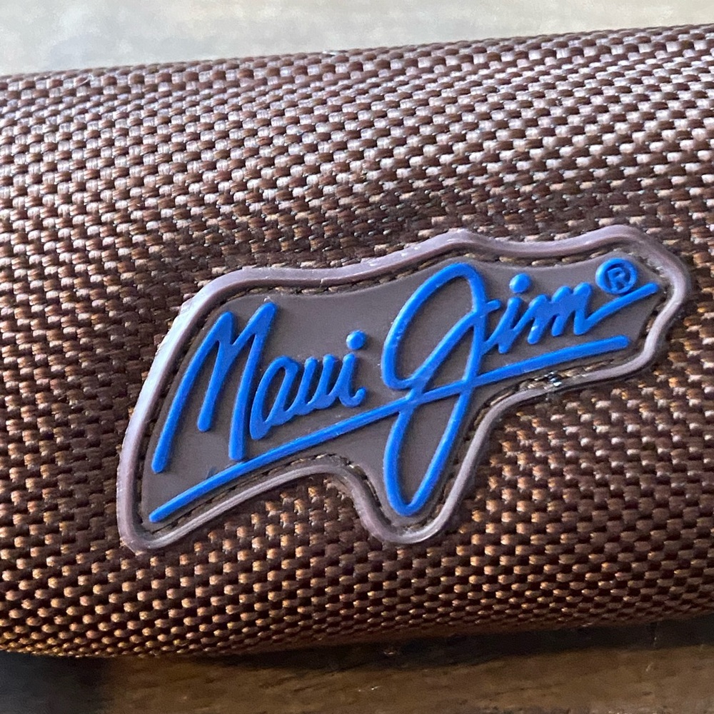 Maui Jim Textured Brown Sunglasses Case